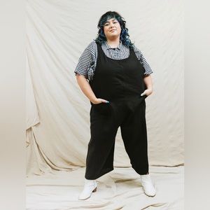 Nettle Stdios Everyday Coverall in Black Linen, M